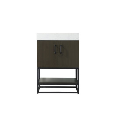 Meuble-lavabo simple 24 po