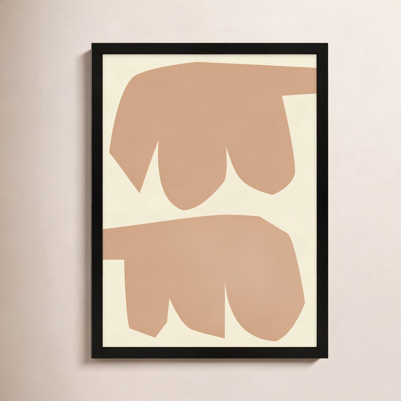 Oline Composant 1 par Michael Kempen - Art mural encadré, H 25 po x l 20 po x P 1,25 po, Cadre noir