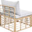 Balcon modulaire toutes saisons - 7 modulaires avec coussins et coussins 7 pièces d'extérieur différents pour le jardin, la cour