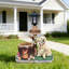 Statue de jardin Labrador