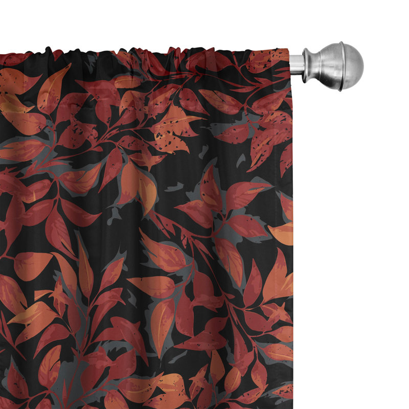 Aspa Semi Sheer Curtain Pair, 28" W x 63" L