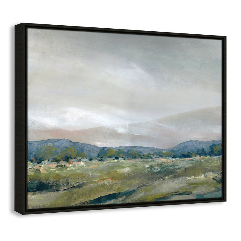 «The Spring Coulee Print» par Carol Robinson, Espresso, H 23,5 po x l 29,5 po