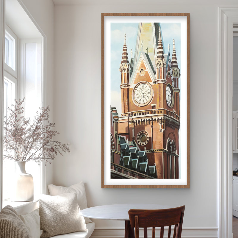 Impression du bâtiment brun St-pancras Station London | Décoration intérieure, Brun