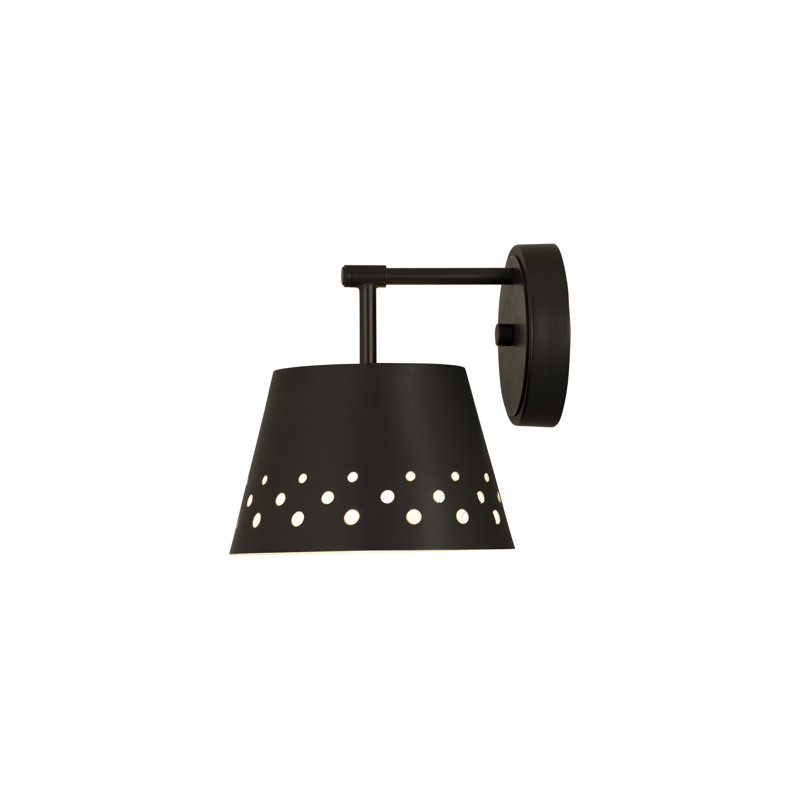 Maille Armed Sconce, Matte Black