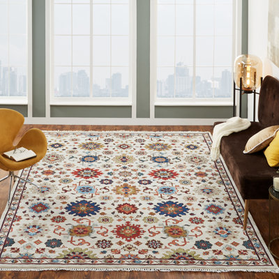 Schoenberg Hand Knotted Wool Oriental Indoor Rug