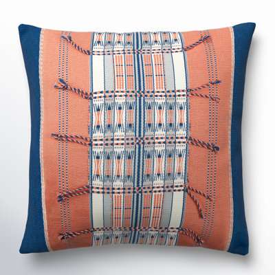 Lynwood Tribal Square Cotton Pillow Cover & Insert