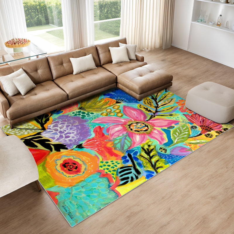Divyan Floral Indoor Rug