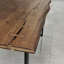 Uma Oak Rectangular Wood Top Dining Table with Steel Base-1296723713-1296723720