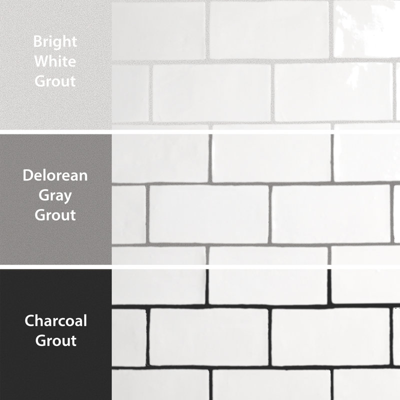 Chester 3" x 6" Ceramic Field Tile in White