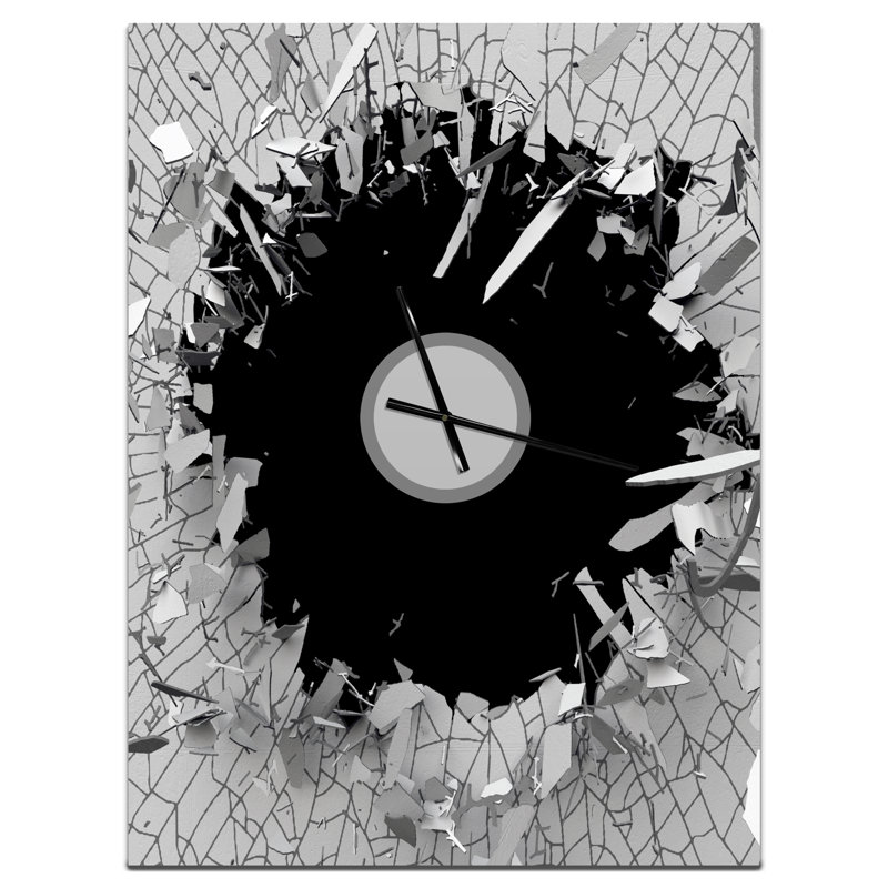 Horloge murale moderne Corwin, H 32 po x l 24 po x P 1 po