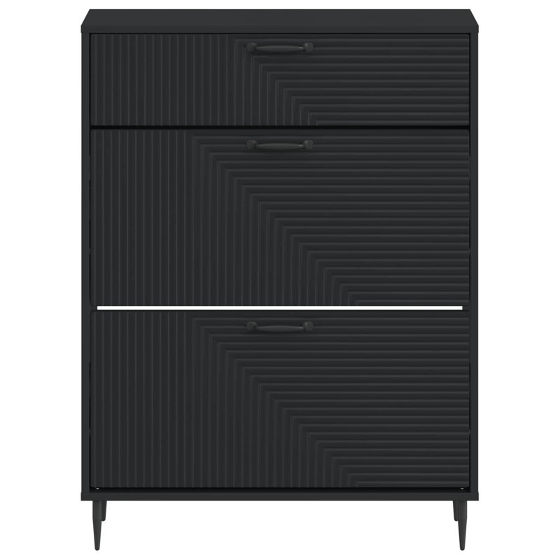 Flip Down Shoe Storage, Black