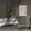  «Faultline Silver» par Design Fabrikken, art mural sur toile, 40 po x 54 po