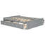 Base de lit plateforme en bois avec 6 tiroirs-209306593