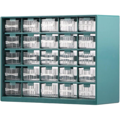25 Drawer Plastic Drawer Storage Cabinet Storage Hardware And Craft Cabinet Removable Dividers For Bead Storage