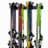 Ski/Snowboard Wall Storage Rack(Holds 8 Pairs)