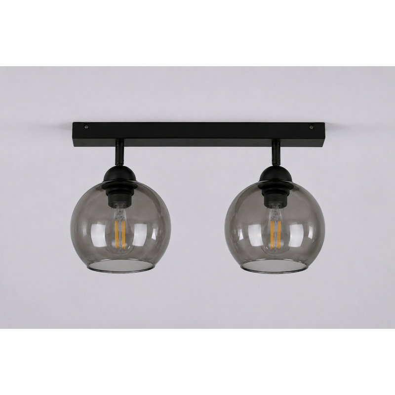 Somersworth Glass Spotlight, Black