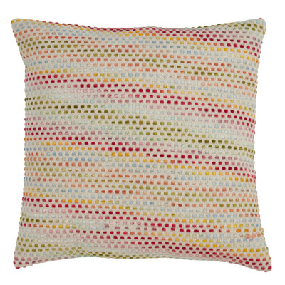 Komfetí Collection Geometric Cotton Blend Throw Pillow