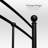Annaliah Steel Metal Slat Headboard and Footboard-902581176