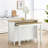 Farmstead Kitchen Island In Oak White
