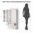 Bayview Elinna 47.2” H Stand Kitchen Pantry with 2 Drawers, 3 Shelves-319466660