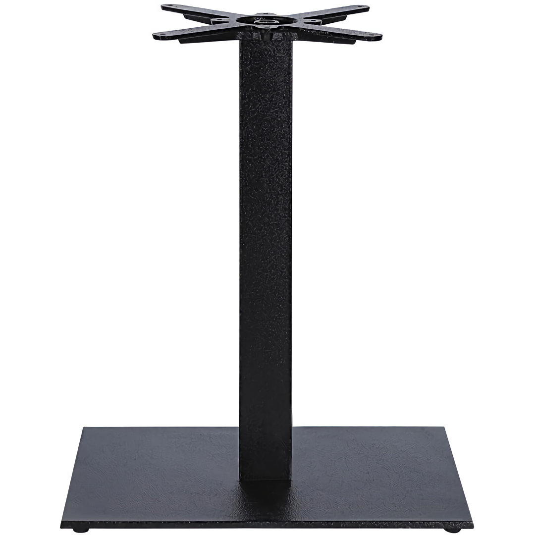 Calvin 28.34'' 19.68'' w Cast Iron Square Table Base Taiga Furnishings