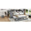 Lit de jour avec couchette, structure de lit de jour en bois avec tiroirs de rangement et tablettes latérales, lit de jour avec bureau, aucune boîte à ressorts nécessaire-899677460-899677457