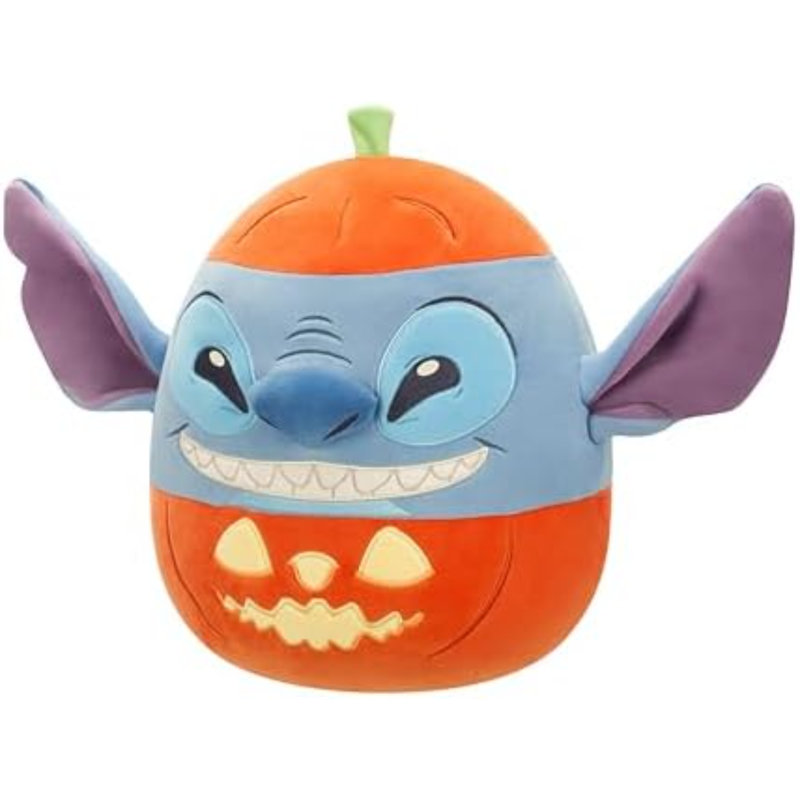 Original 12In Disney Stitch In Pumpkin - Peluche officielle d'Halloween Jazwares (de taille moyenne)