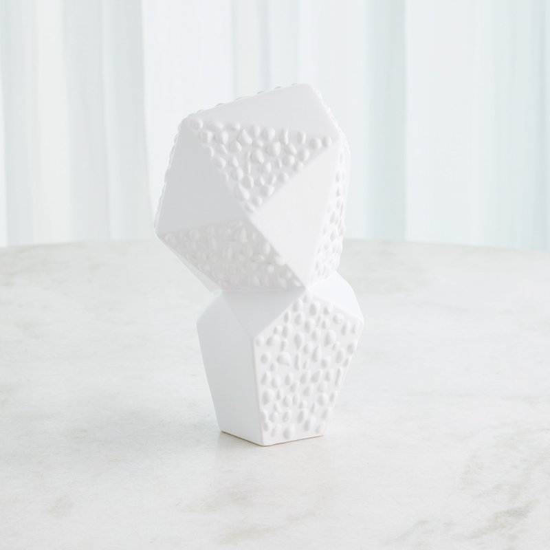 Les Facettes Sculpture, Matte White
