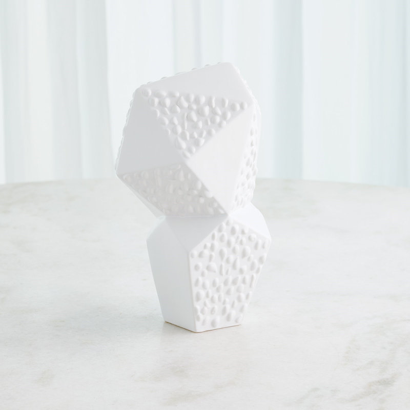 Les Facettes Sculpture, Matte White