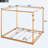 Armento Canopy Platform Bed with Support Legs-469811380-469782237