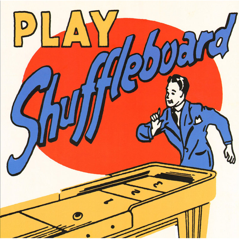 Jeu de jeu de palets, H 15 po x l 15 po