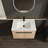 24 Inch Modern American Design Bathroom Vanity with Resin Sink-929615186