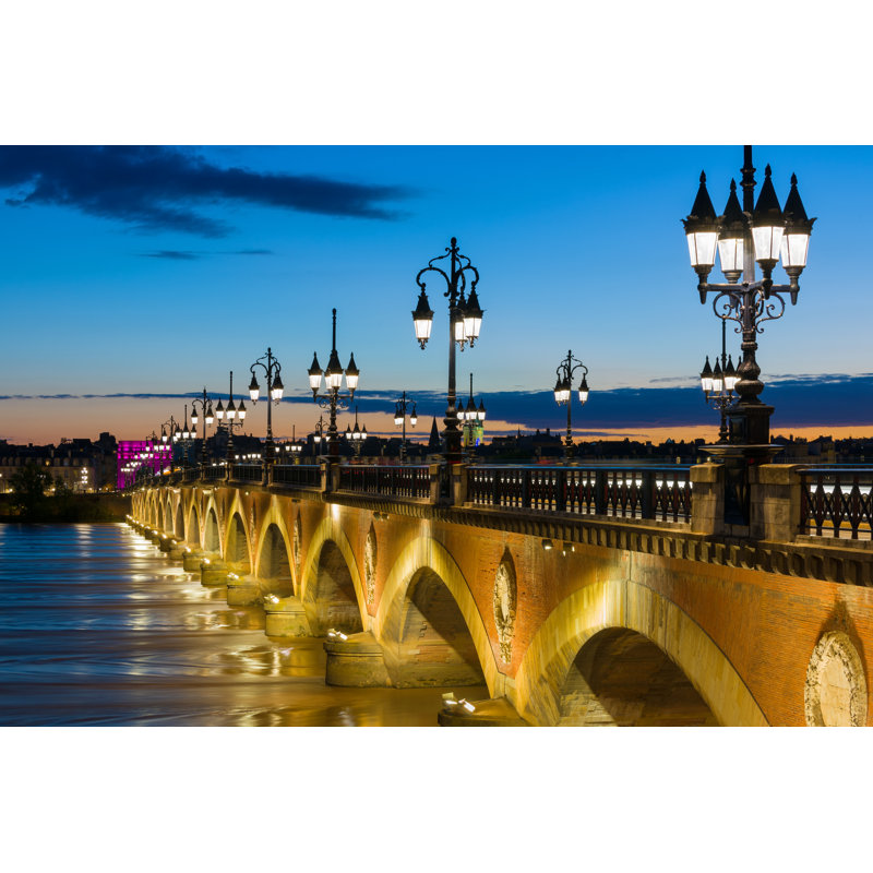 Stone Bridge by Stone Bridge - Wrapped Canvas Print, 30cm H x 46cm W x 3.8cm D