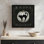 «Happy Halloween Black Cat» par Elizabeth Tyndall, reproduction d'art