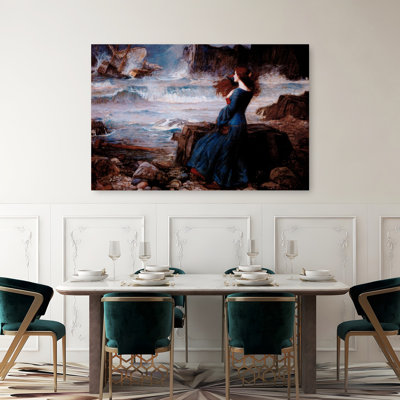 Miranda, la tempête, orchidée abstraite classique, impression d'art mural