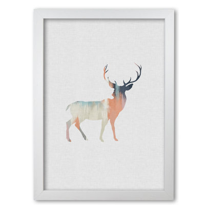 Pastel Deer I - Print