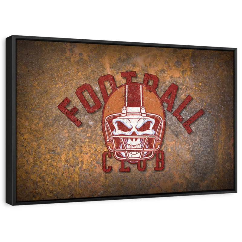 Sports «Football Club Canvas Print», H 29 po x l 43 po