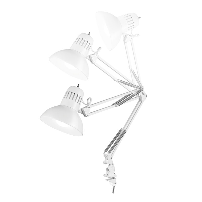 Lampe de bureau 31,5 po Gjore, Blanc
