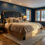 Lit plateforme Fireside Lodge Hickory Log Sunburst - très grand - ardoise-1717691972