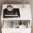 Tyvez 1 Drawer Metal Legs Nightstand-196537114