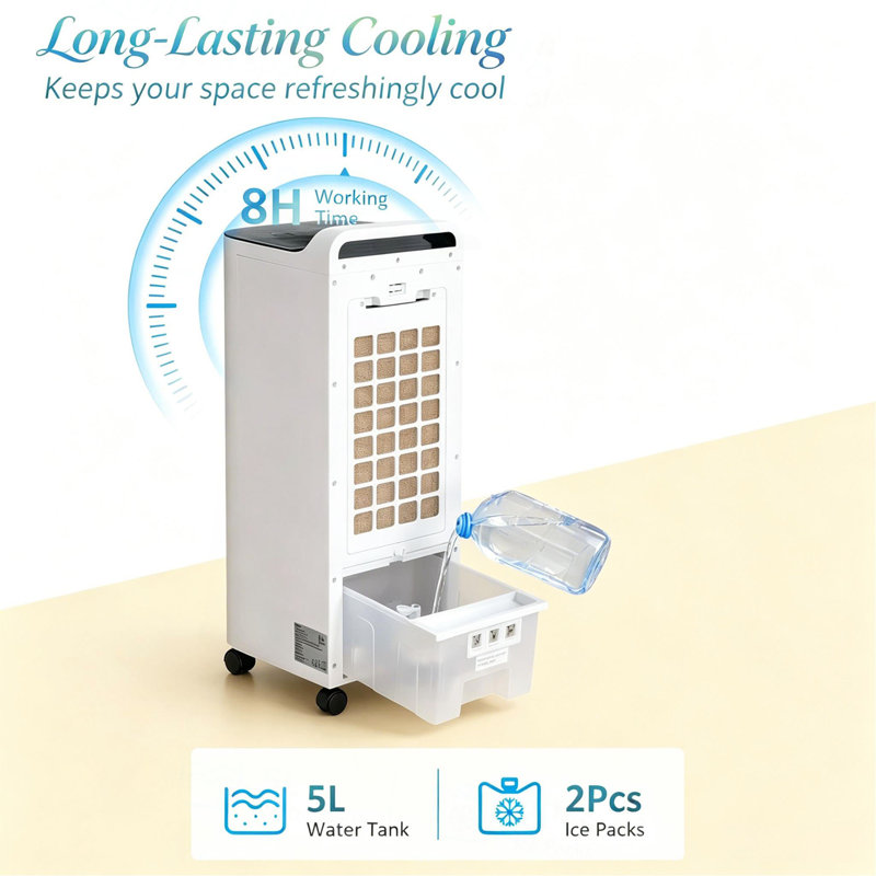 Swamp Cooler,Air Cooler,Three Refreshing Modes Cooler,Portable Air Cooler
