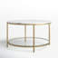 Table basse ronde avec rangement Rotherham-92173294