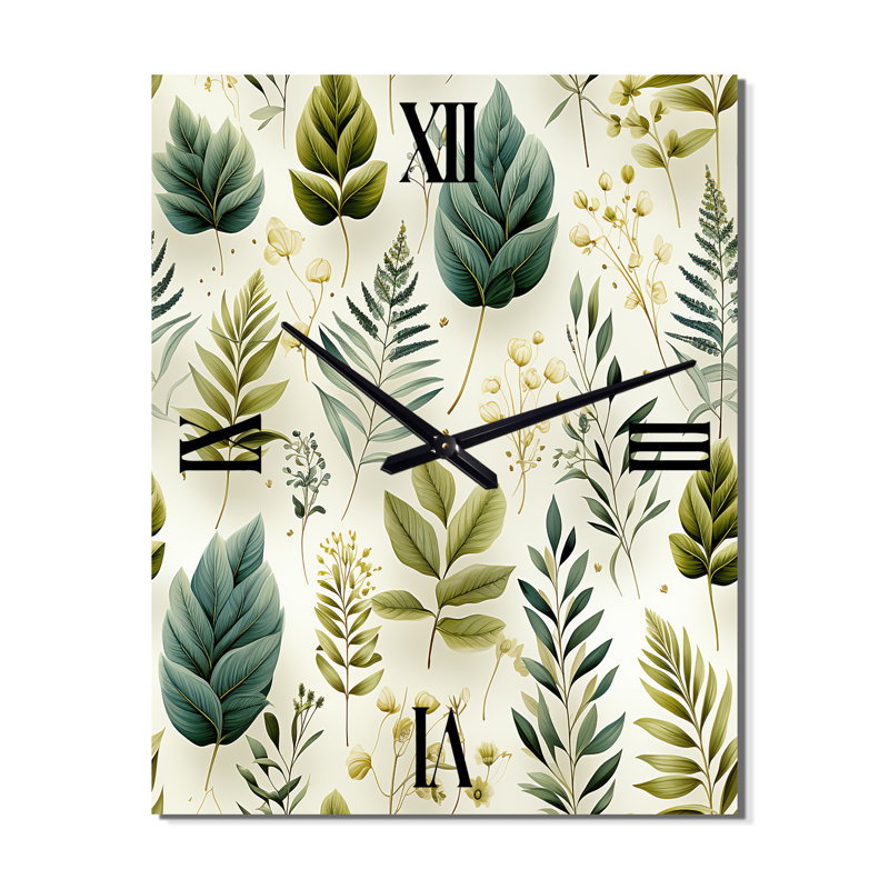 Jannalyn - Horloge murale bohémienne et éclectique, H 32 po x l 16 po x P 1 po