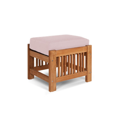 Crider Summer Teak Outdoor Ottoman