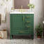 Meuble-lavabo autoportant de 30 po avec lavabo en céramique-686359283