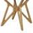 Light Walnut 5-Piece Round Solid Wood Dining Set