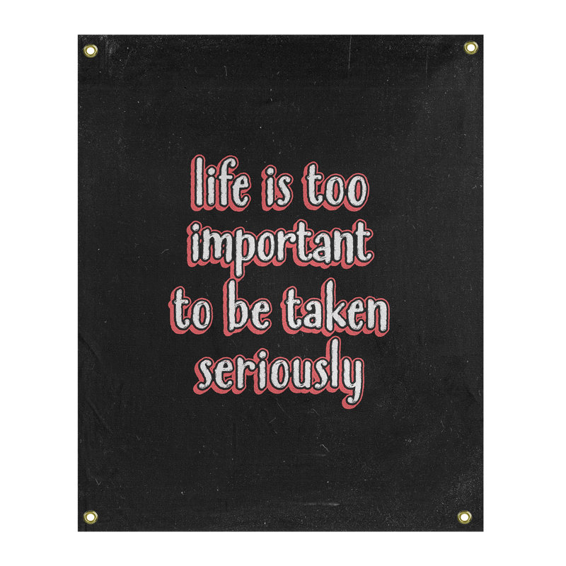 Tapisserie tableau noir en polyester et levity quoted, H 80 po x l 59 po, Rouge