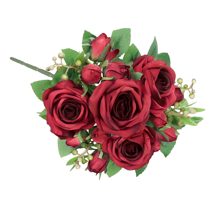Doux jet de rose délicat, Rouge