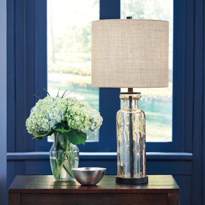 Lampe de table champagne 28 po Arva