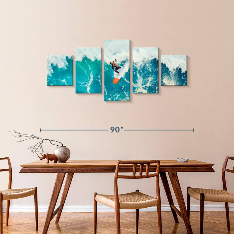 Wave Surfer, 36" H x 80" W
